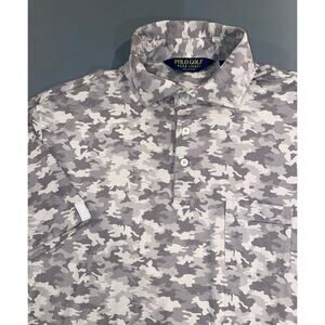 Polo Golf Ralph Lauren Men’s Gray Camo Polo Shirt